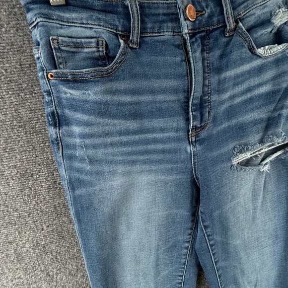 BKE Parker Jeans Women Blue Denim High Rise Ankle Skinny Adult ACTL 27X25 - Picture 2 of 15